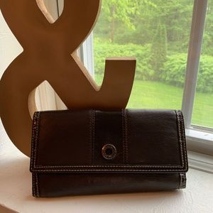Brown Leather Coach Wallet